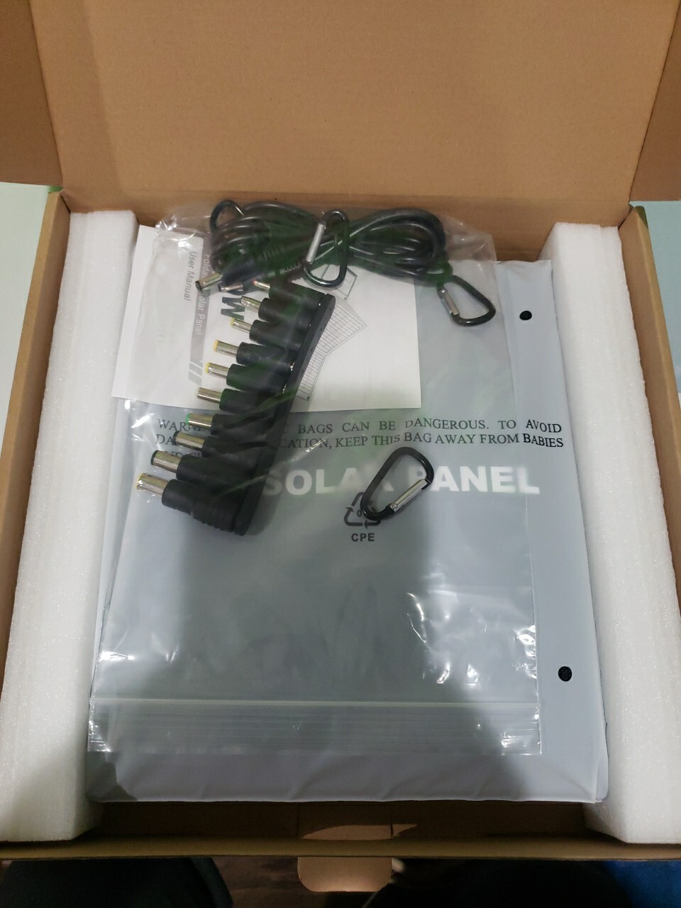 Raddy 30W Solar Panel Solar Charger QC3.0 USB Port/Type-C/DC 18V Brand New