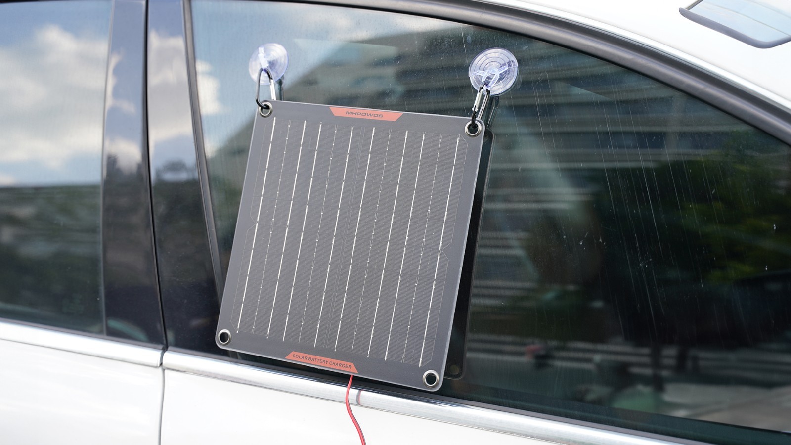 MHPOWOS 12V 10W Solar Panel Charger Car Solar Battery Trickle Charger Maintainer