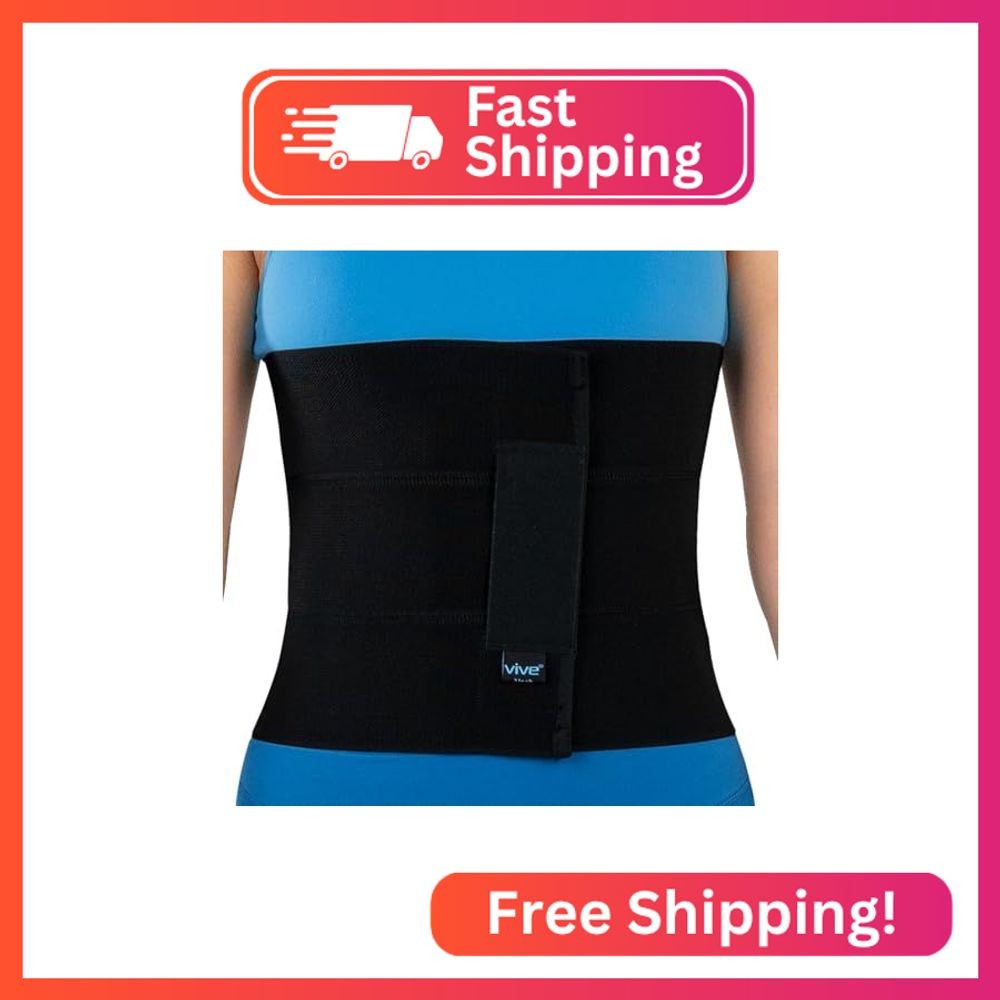 Vive Abdominal Binder Post Surgery (3 Panel) – Postpartum Belly Band – C-Section