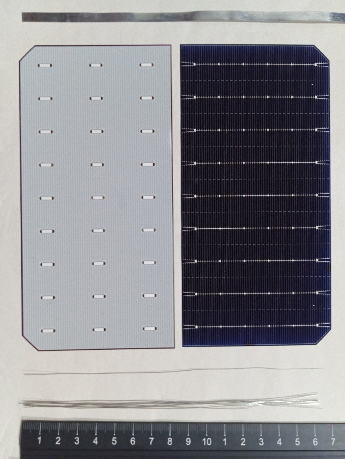 Solar Cells Mono Halfcut 166mm 6.25watt Eff.22.8% 40 Pcs DIY Tabbing Ribbon Bus