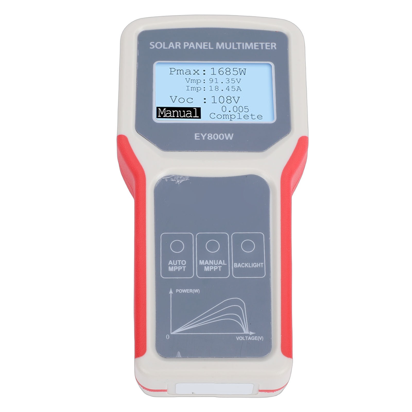 1-Solar Panel Tester LCD Display For Solar System Use 800W 12V-60V Multimeter