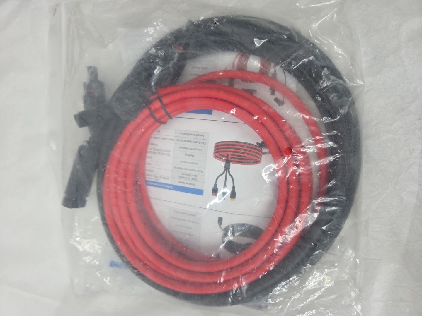Jxmxrpv Solar Extension Cable 10Ft 10AWG, Solar Wire with Tool-Free Solar…
