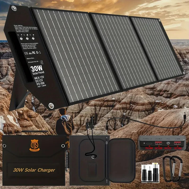 Featuring 18V MC4, DC12V, and 2*USB-A with QC3.0, USB-C PD18W Generator Support