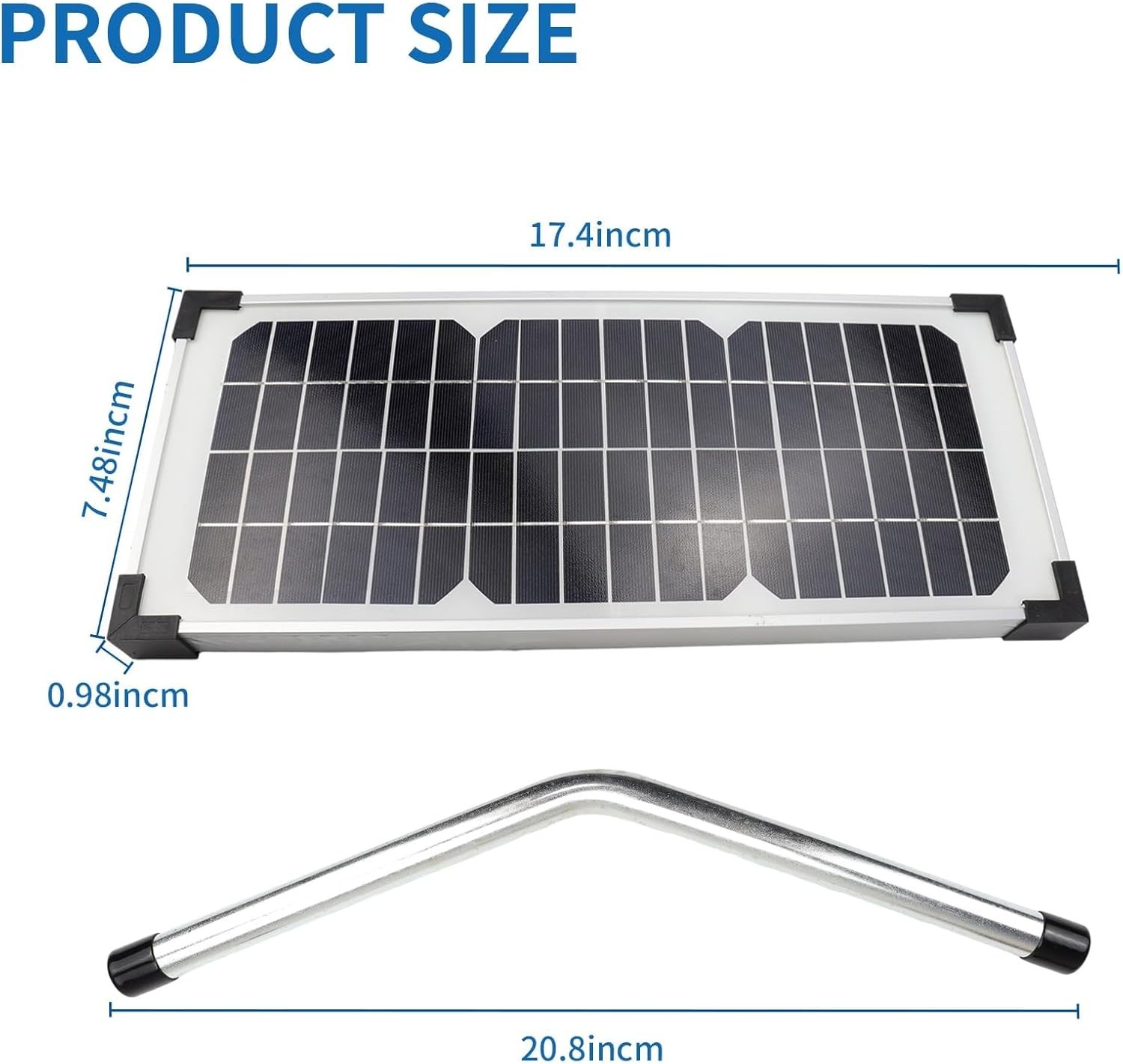 10 Watt Solar Panel Kit Replace FM123 for Mighty Mule FM200 FM350 FM500 MM360