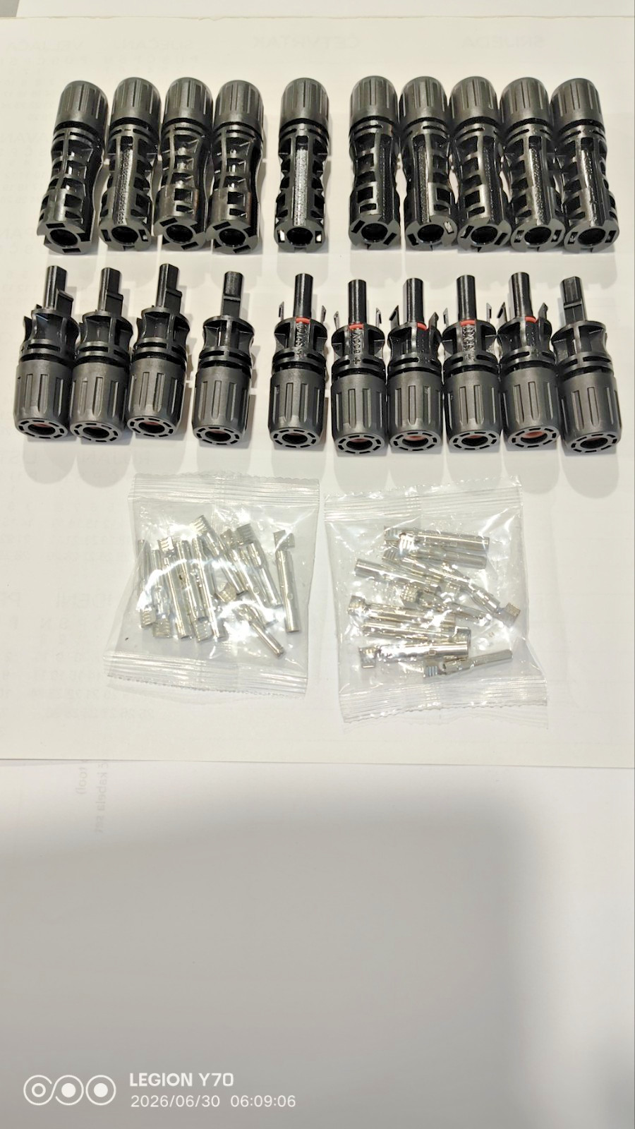 MC4 Solar Connector 30A 1500V IP67 Male Female PV Cable Connectors 10 Pairs