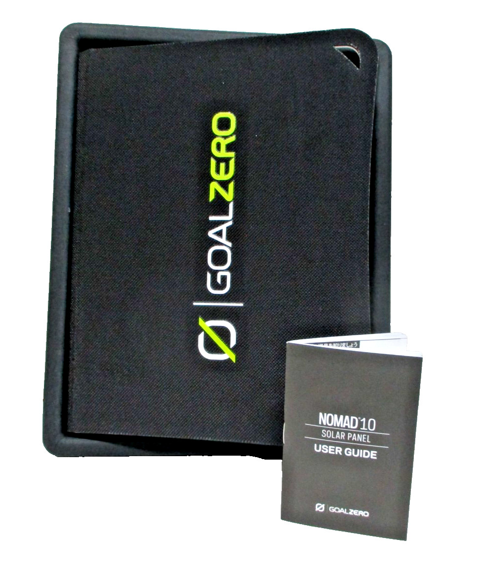 Goal Zero Nomad 10 Foldable 10 Watt Solar Panel with USB Port