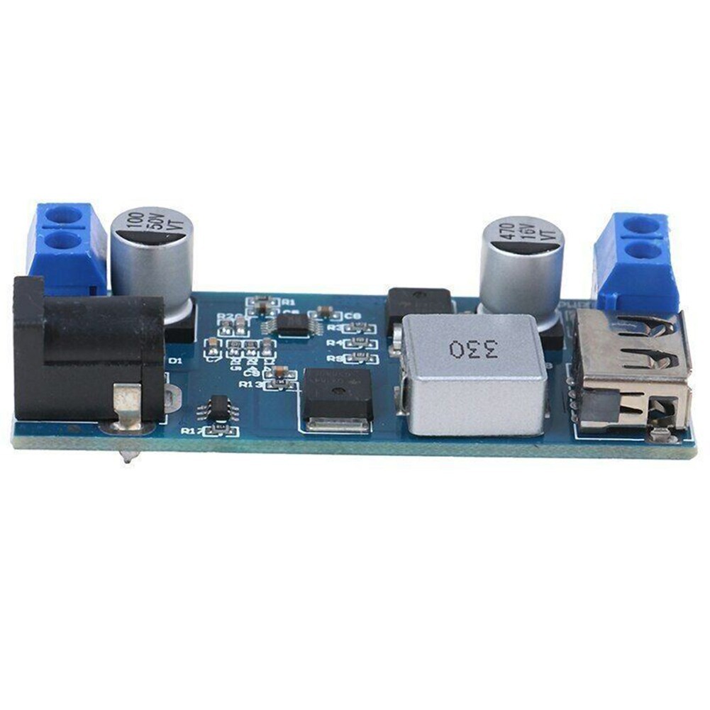 Compact and Reliable 24V 12V to 5V 5A Step Down Supply USB