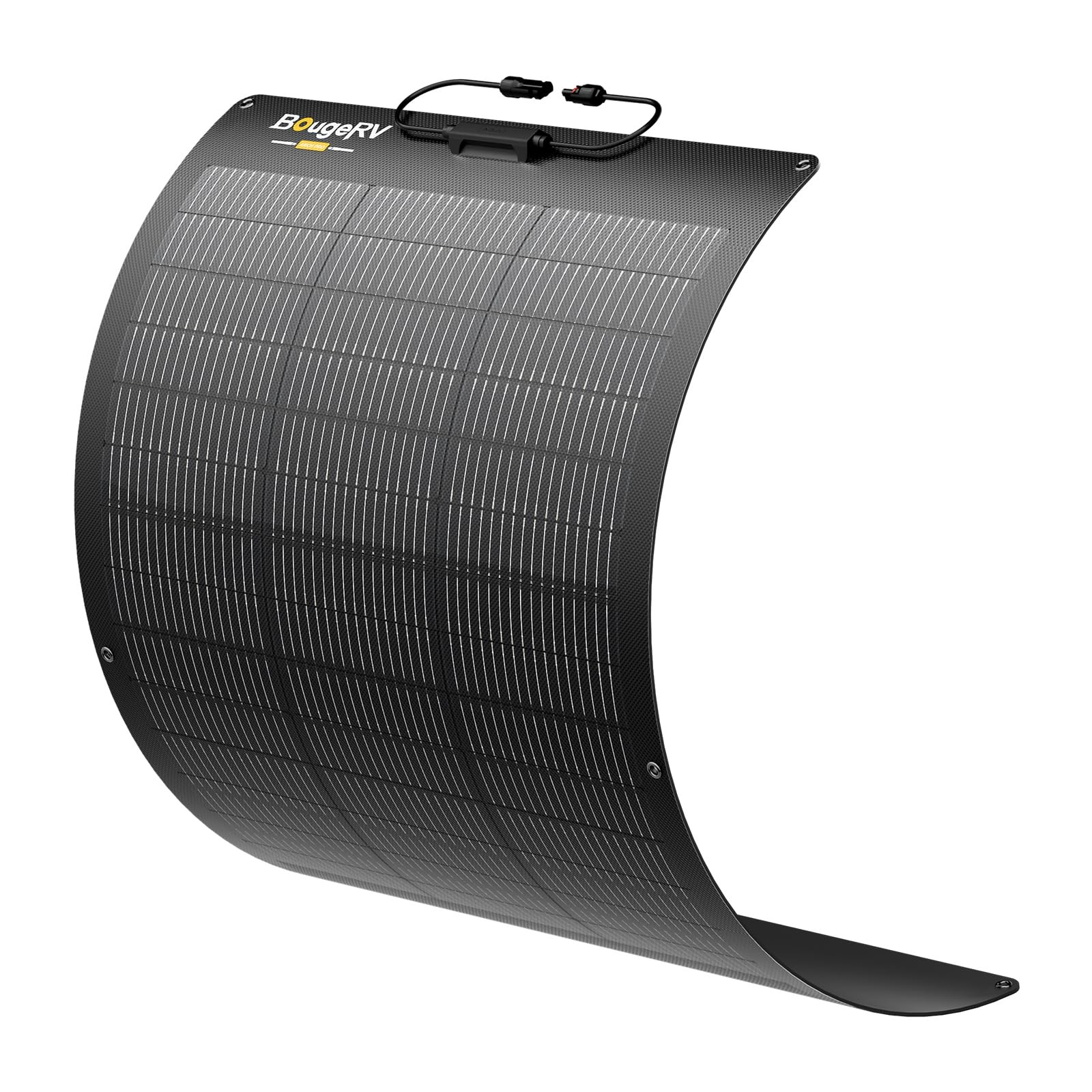 1PC BougeRV 100W Arch Pro Flexible Fiberglass Solar Panel Anti-Shading N-Type