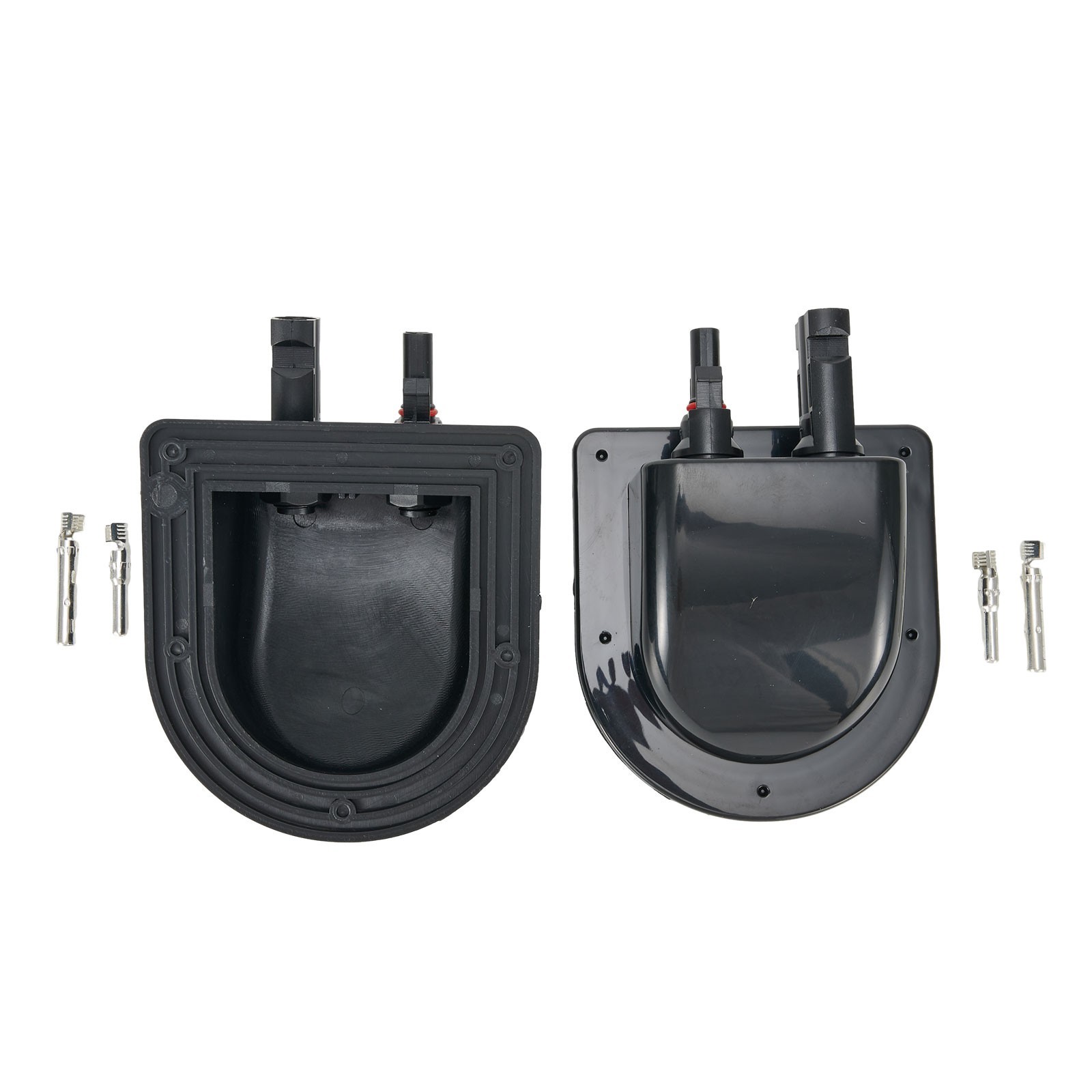 RV Solar Connection Box Safety Solar 12 X 9.5 X 4cm Black High Quality