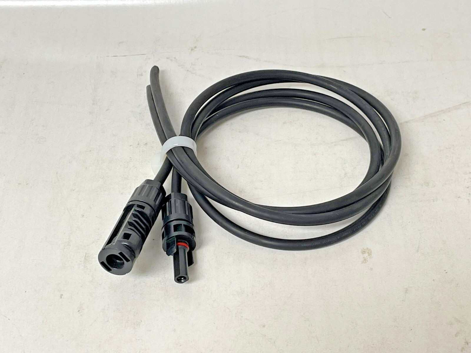 MC4 Solar Panel Connector Pigtail, Male Female Set with 3ft PV Wire Leads, 12ga
