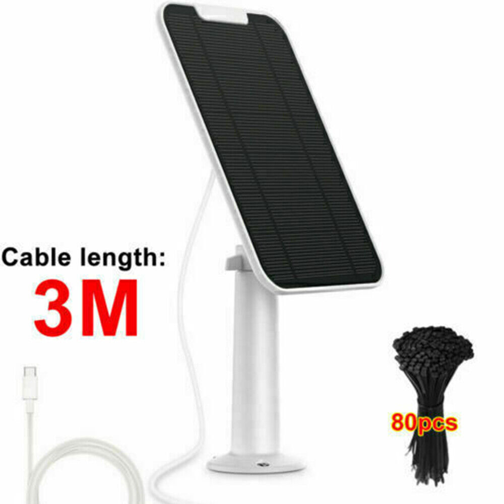4W Solar Panel for eufyCam eufy Cam 2/2C/2C Pro/E/2 Pro/SoloCam E20 E40 Mount 5V