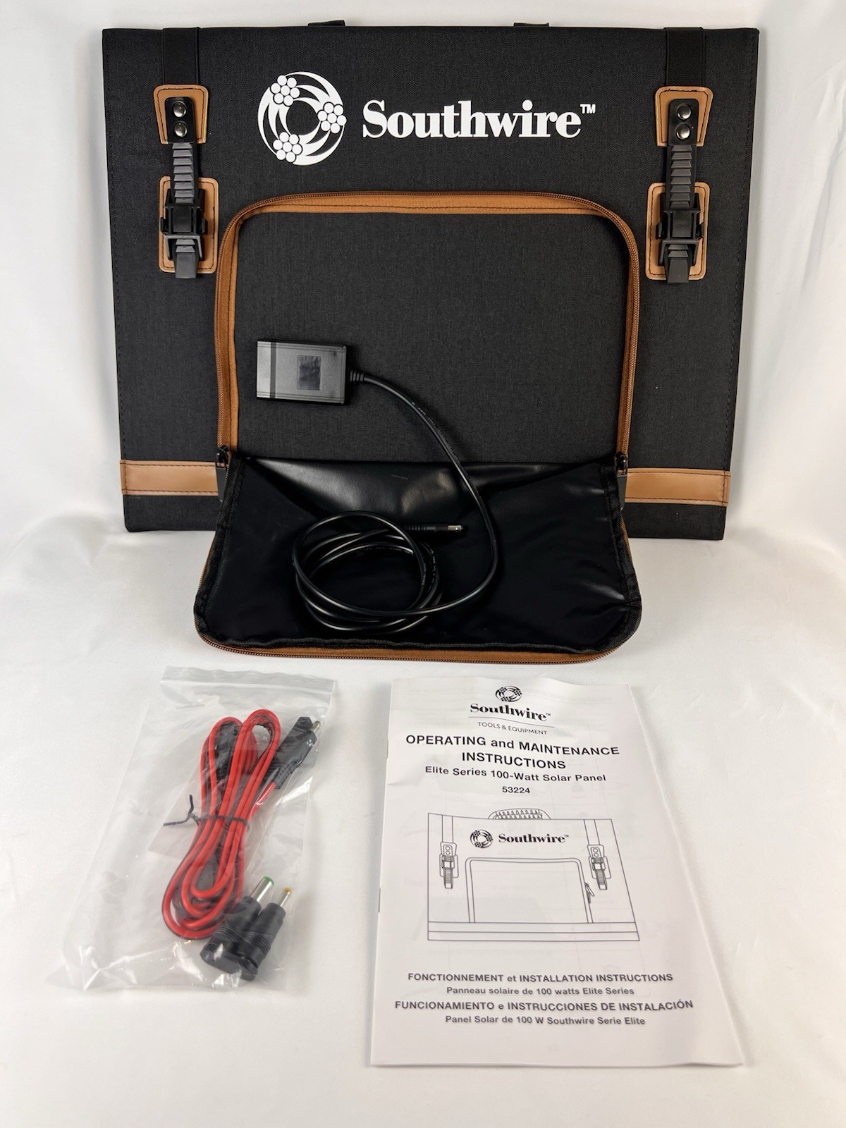 Southwire 100W Portable Solar Panel Quad Fold 53224