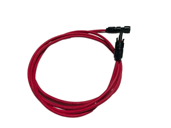 10 AWG Black or Red wires PC Solar Panel wire with 2 PV Connectors UL listed