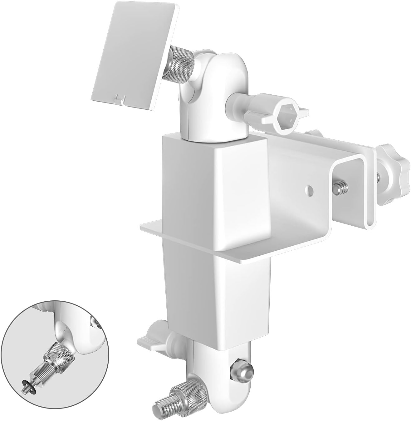 Universal 2-in-1 Weatherproof Camera Mount for Ring Solar Panels & Spotlight Cam