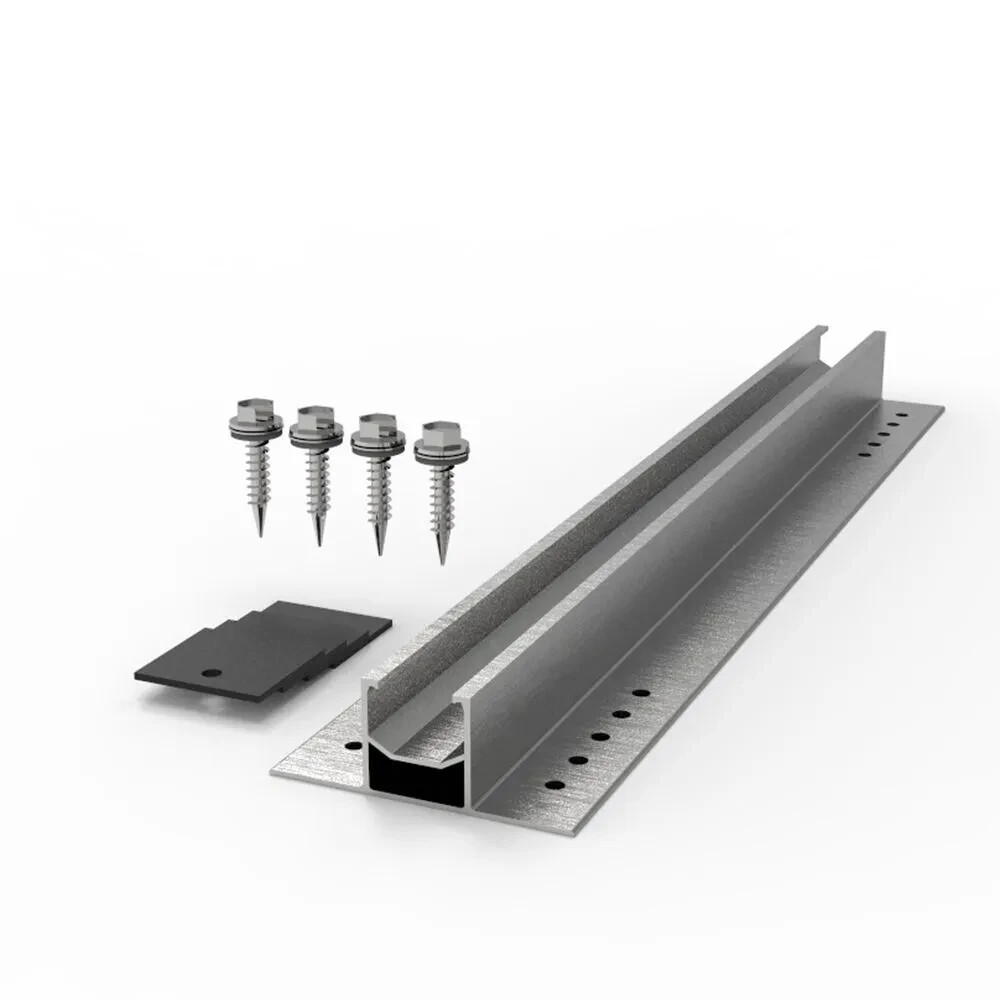 Solar PV Panel Mounting Rail Aluminium Roof Fixing End/Middle Clamp