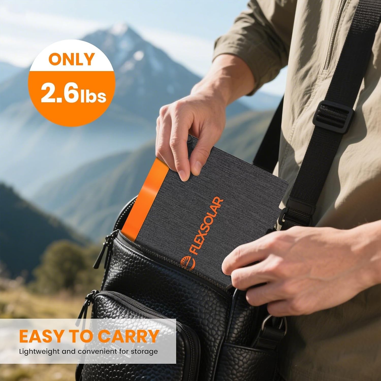 60W Monocrystalline Solar Panel – Portable & Efficient Power Solution for Travel