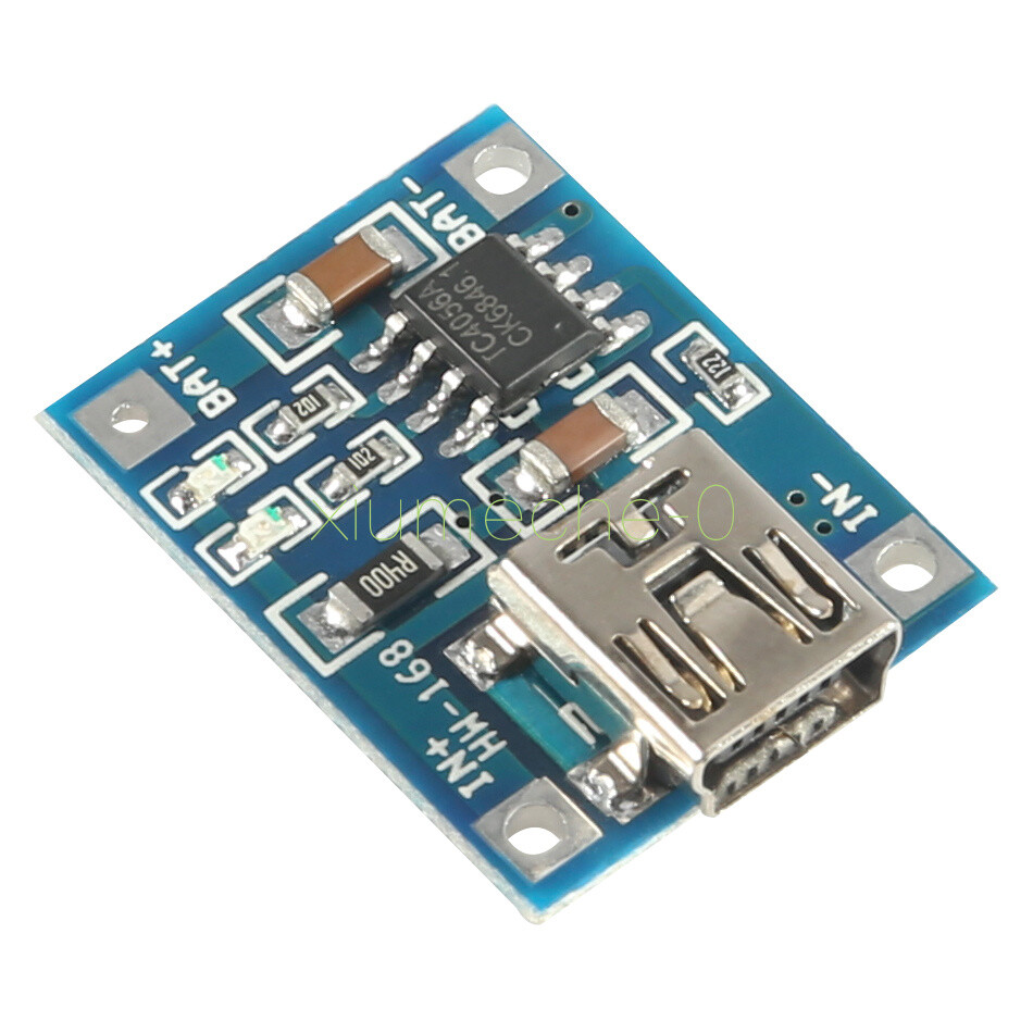 2PCS 5V Mini USB 1A Lithium Battery Charging Board Charger Module IN 4.5V-5.5v