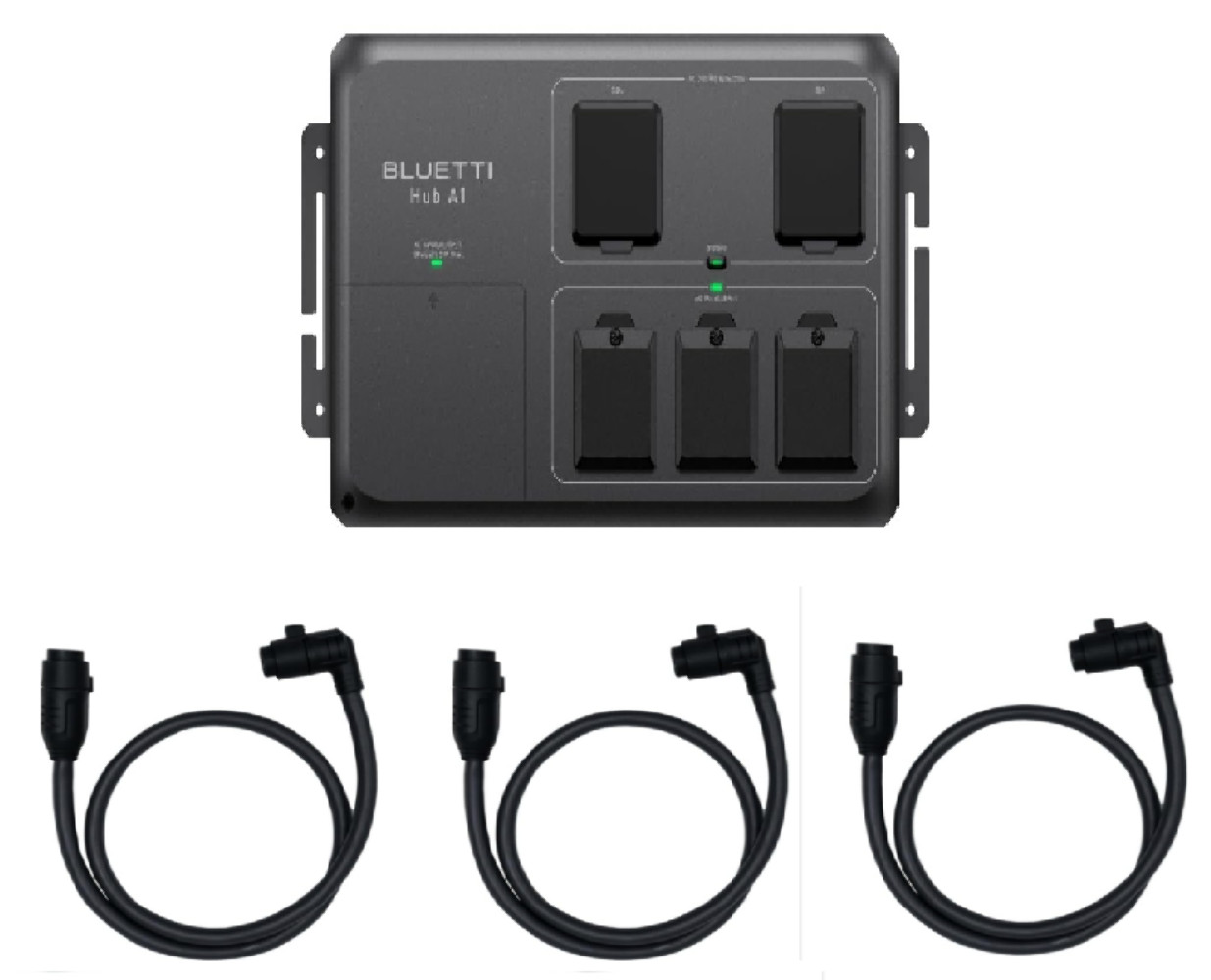 Bluetti Hub A1 Parallel Box + 3 Parallel Cables To Connect Up To 3 Apex 300