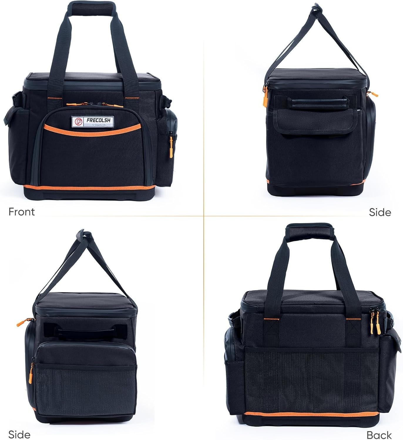 Travel-Ready Jackery 500 Case with Waterproof Base and Accessory Pockets