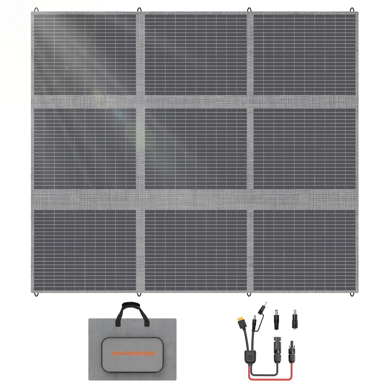 MHPOWOS Foldable Solar Panel Blanket 400W Watt for Jackery Explorer 2000