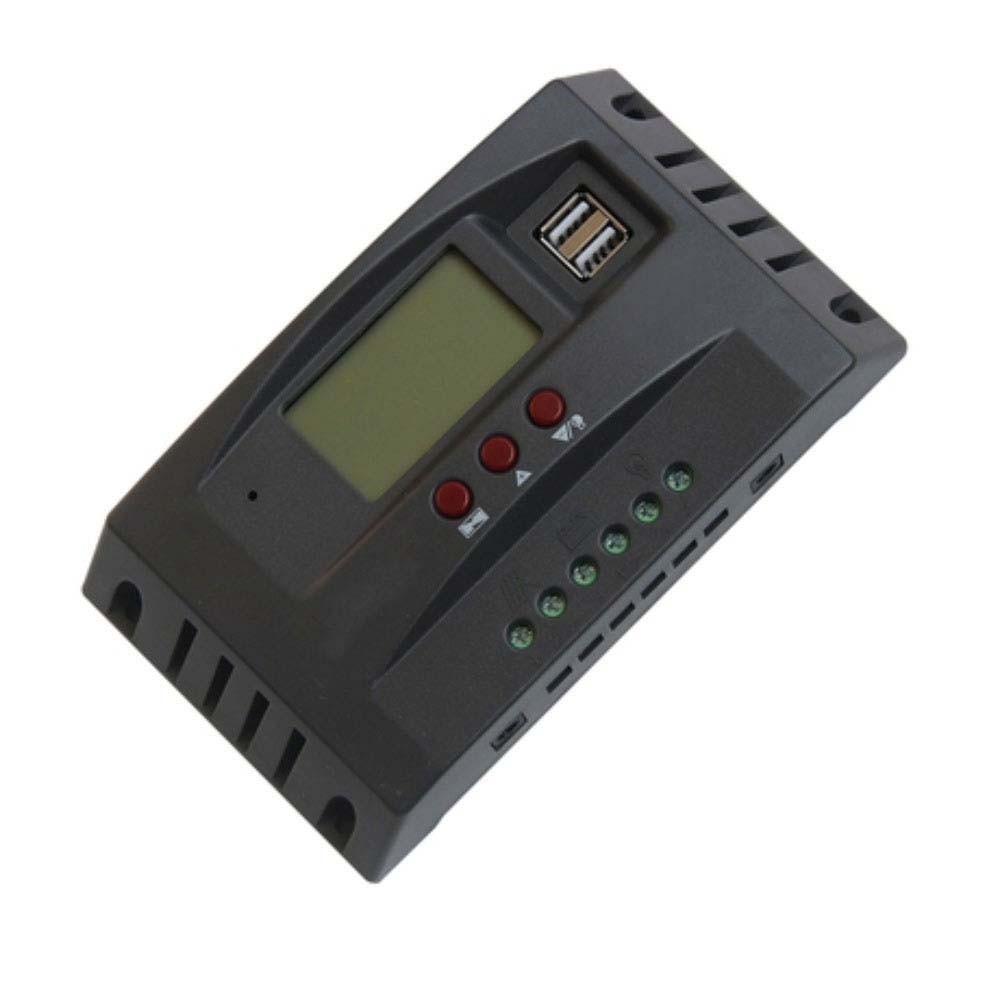 Solar Charge Controller 30A-100A with 5V USB Output for Mobile Charging