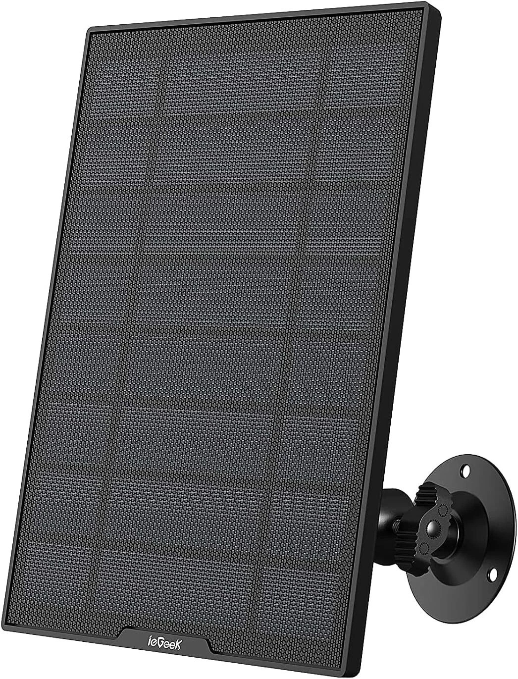 ieGeek Solar Panel for Outdoor Wireless Security Camera CCTV Micro USB Port