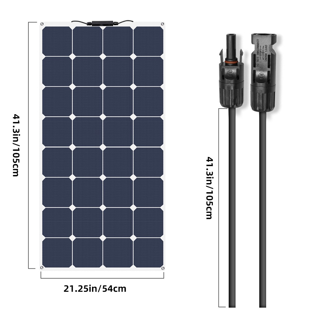 400W 800W Flexible Solar Panel Mono 12V Portable for Camping Home RV Boat Marine