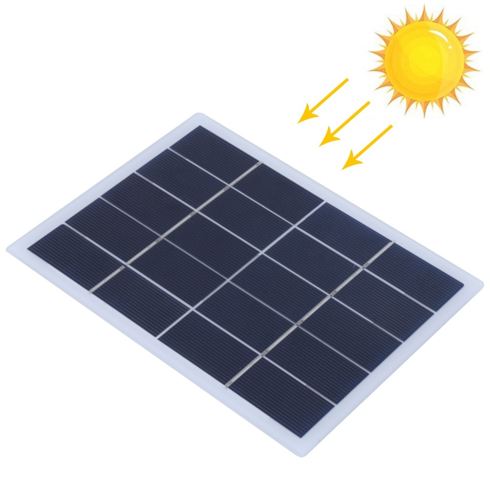 3W 5V Polycrystalline Silicon Solar Panel Solar Laminate DIY DC Output Charg NEW