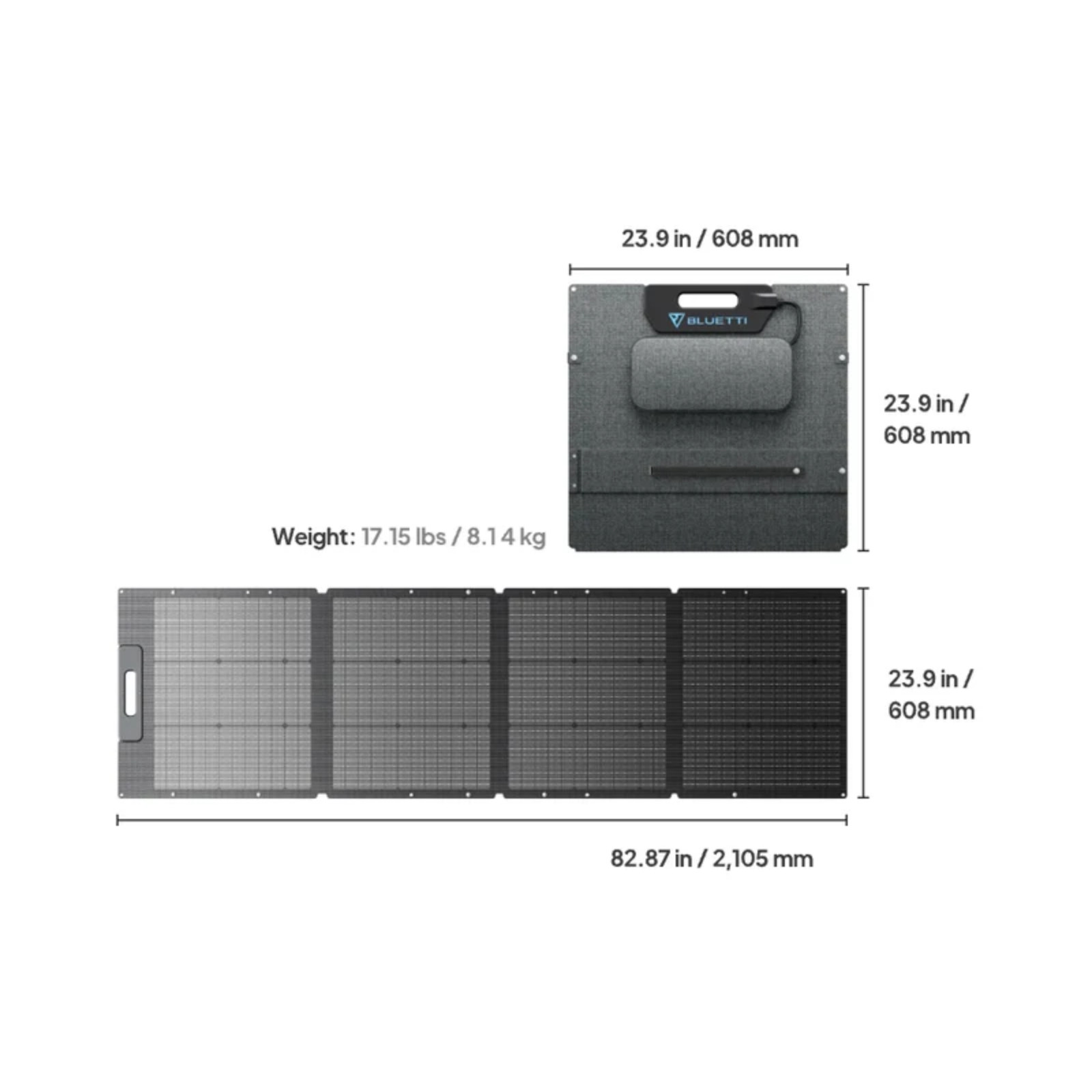BLUETTI AC180 Solar Ready Power Station 1152Wh + QTY 2 OF 200W Solar Panels
