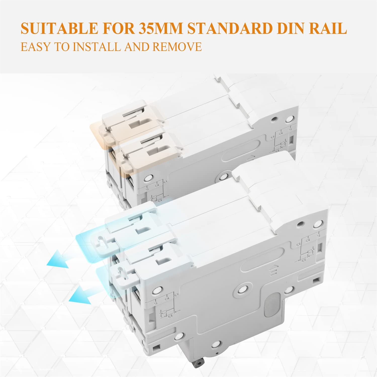 LANGIR 2P DC Circuit Breaker 20A 500V, DIN Rail Mount Solar Disconnect Switch…