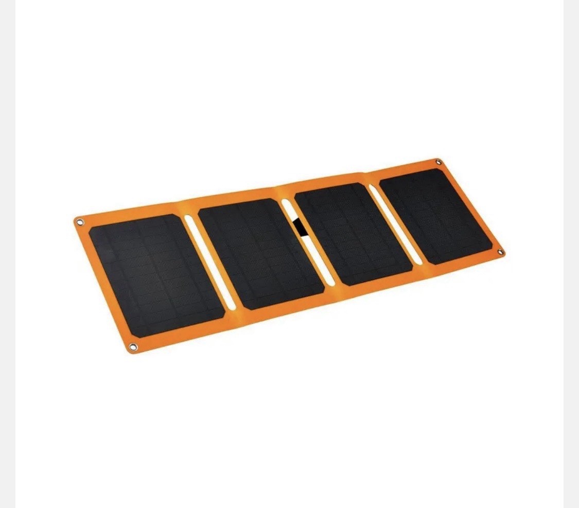 Thunderbolt 18W Foldable Solar Panel. 2 USB, Weather Resistant FREE SHIPPING