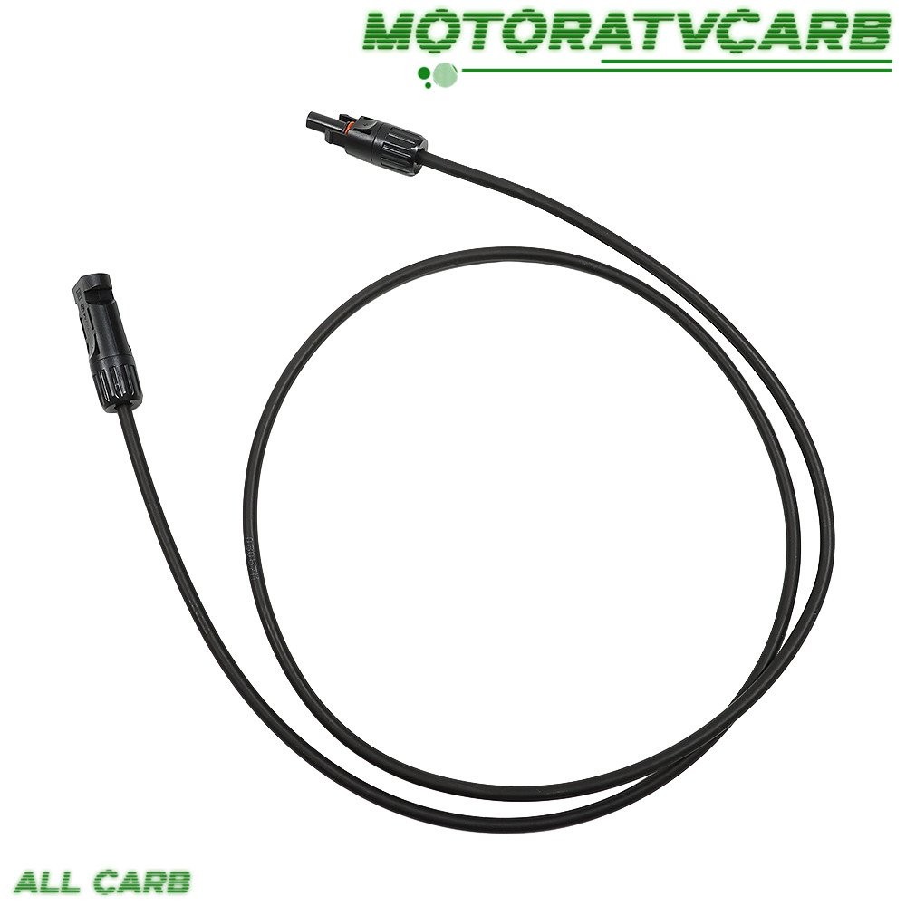 ALL-CARB 1 Pair Black + Red Solar Panel Extension Cable Wire Connector 12/10 AWG