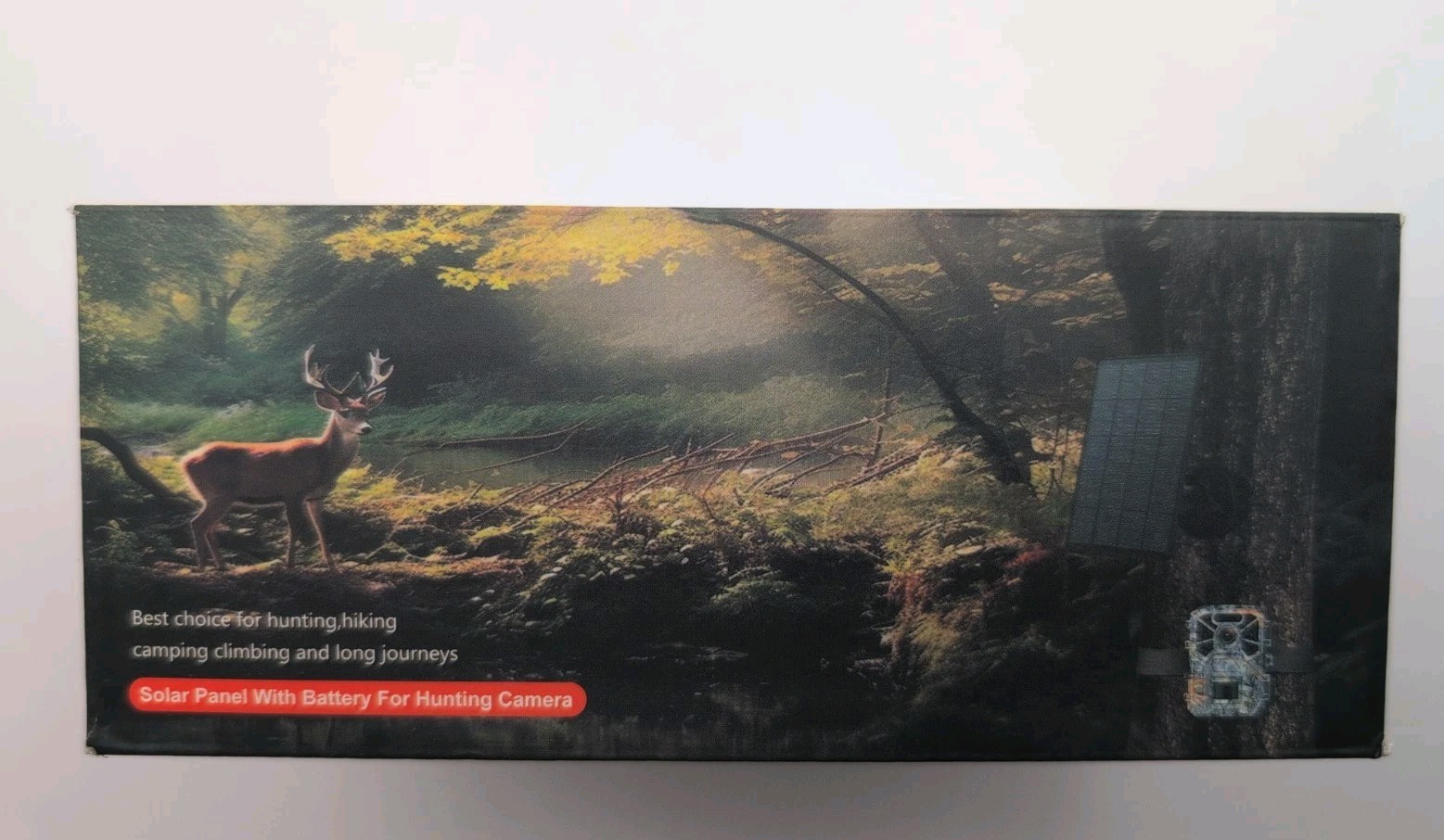 Solar Panel W/Battery For Trail Camera 6V/12V 5000mAh – New Hunting Cam Power