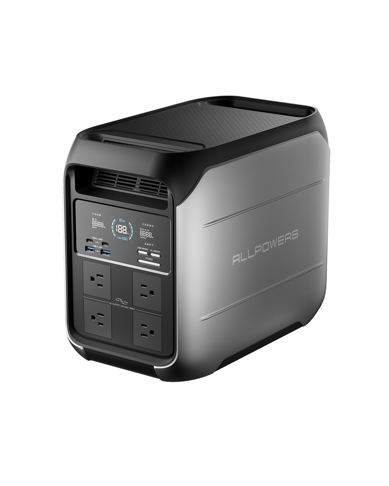 ALLPOWERS P1800 1024Wh Portable Power Station 1800W Solar Generator LFP Battery