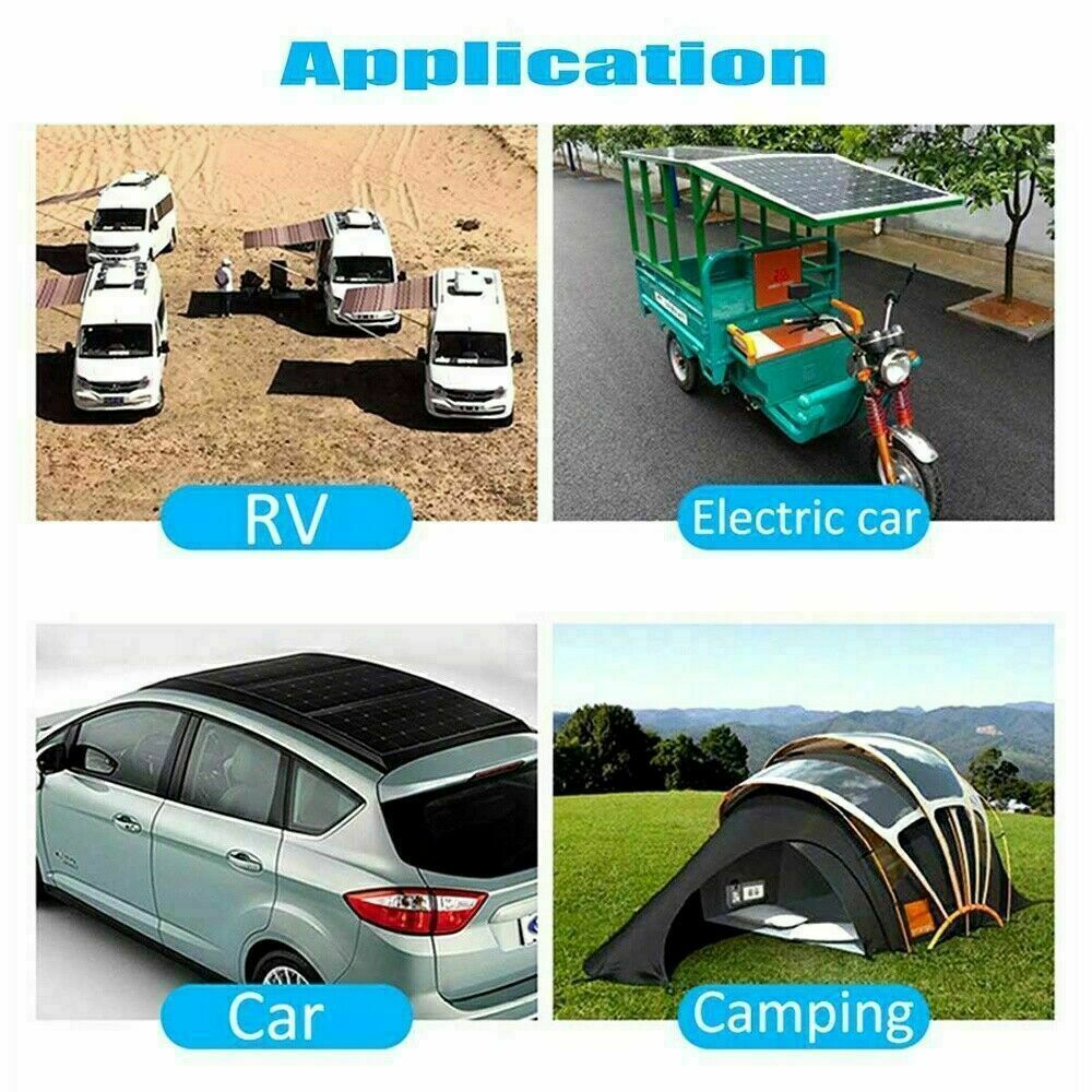 200W Solar Panel Kit 12V Battery Charger with 100A Controller Caravan Boat