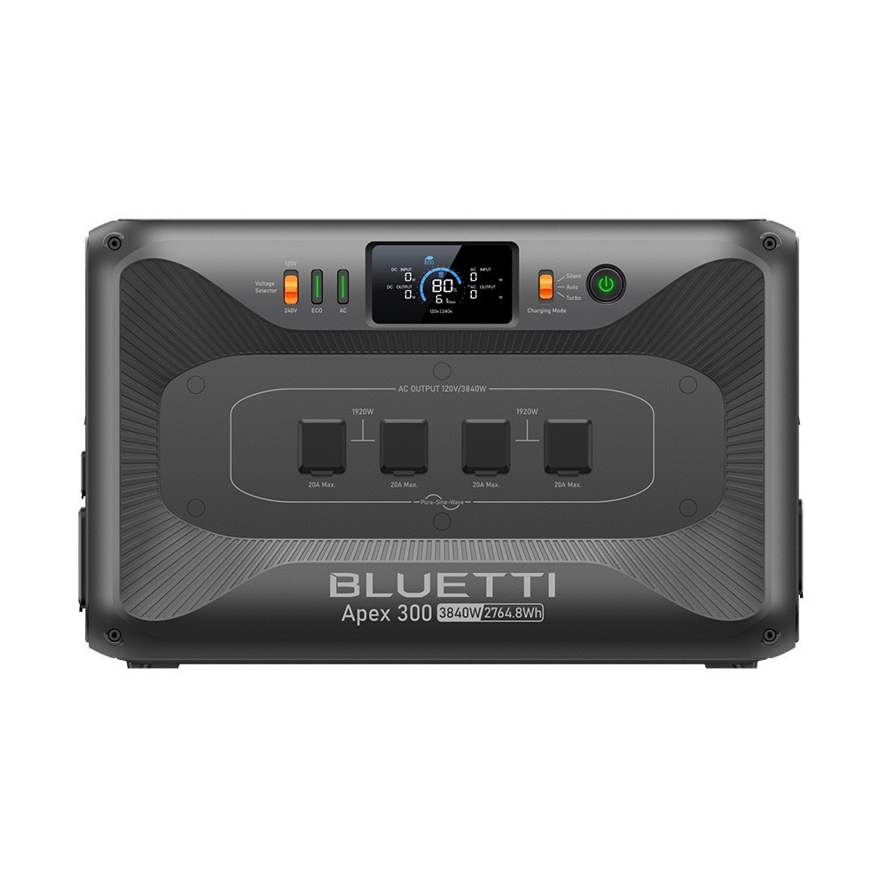 BLUETTI Apex 300+B300K+Hub D1 2764Wh Portable Power Station forEmergency Use