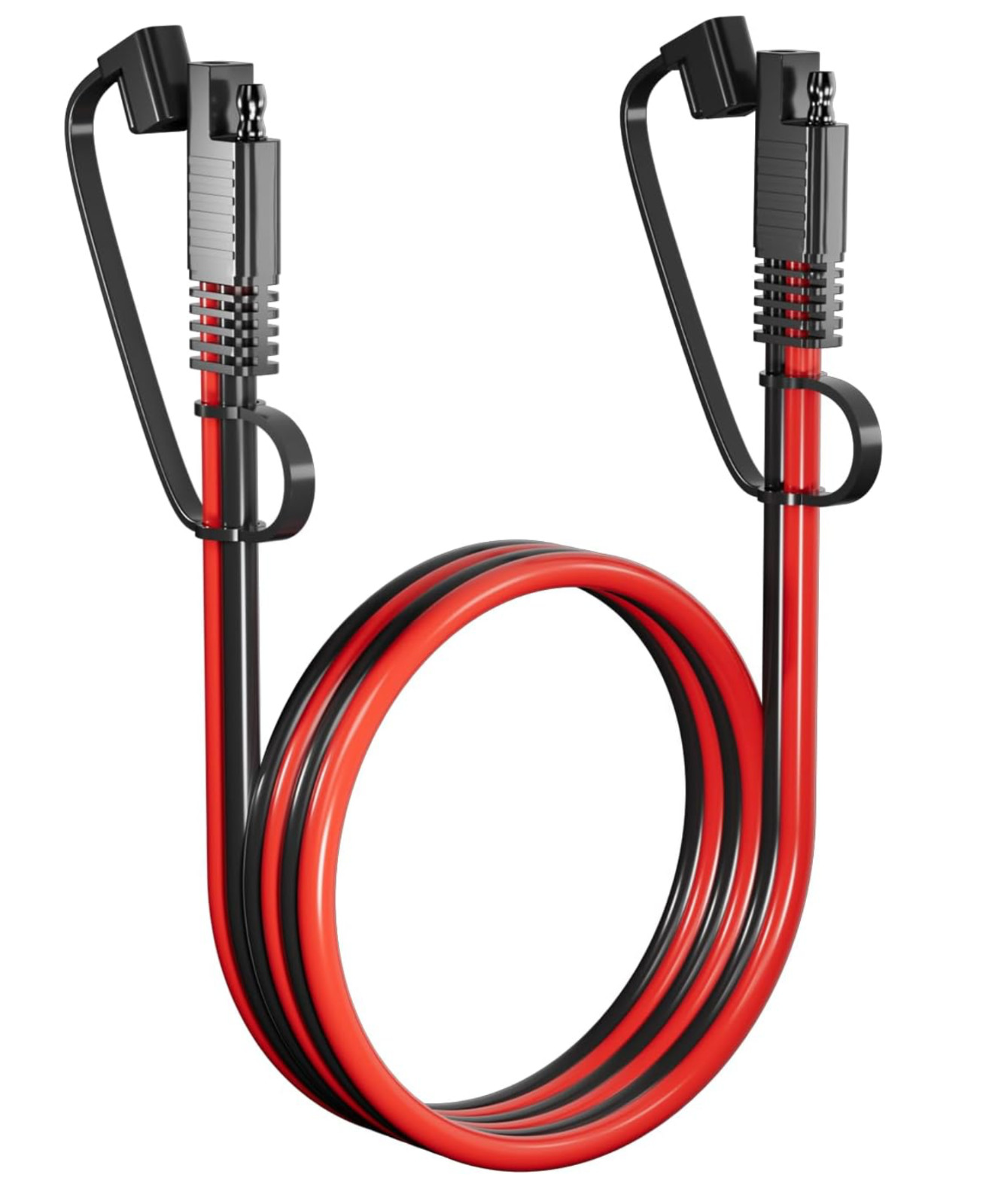 12Ft SAE Extension Cable 16AWG Quick Disconnect for Automotive Solar Panel