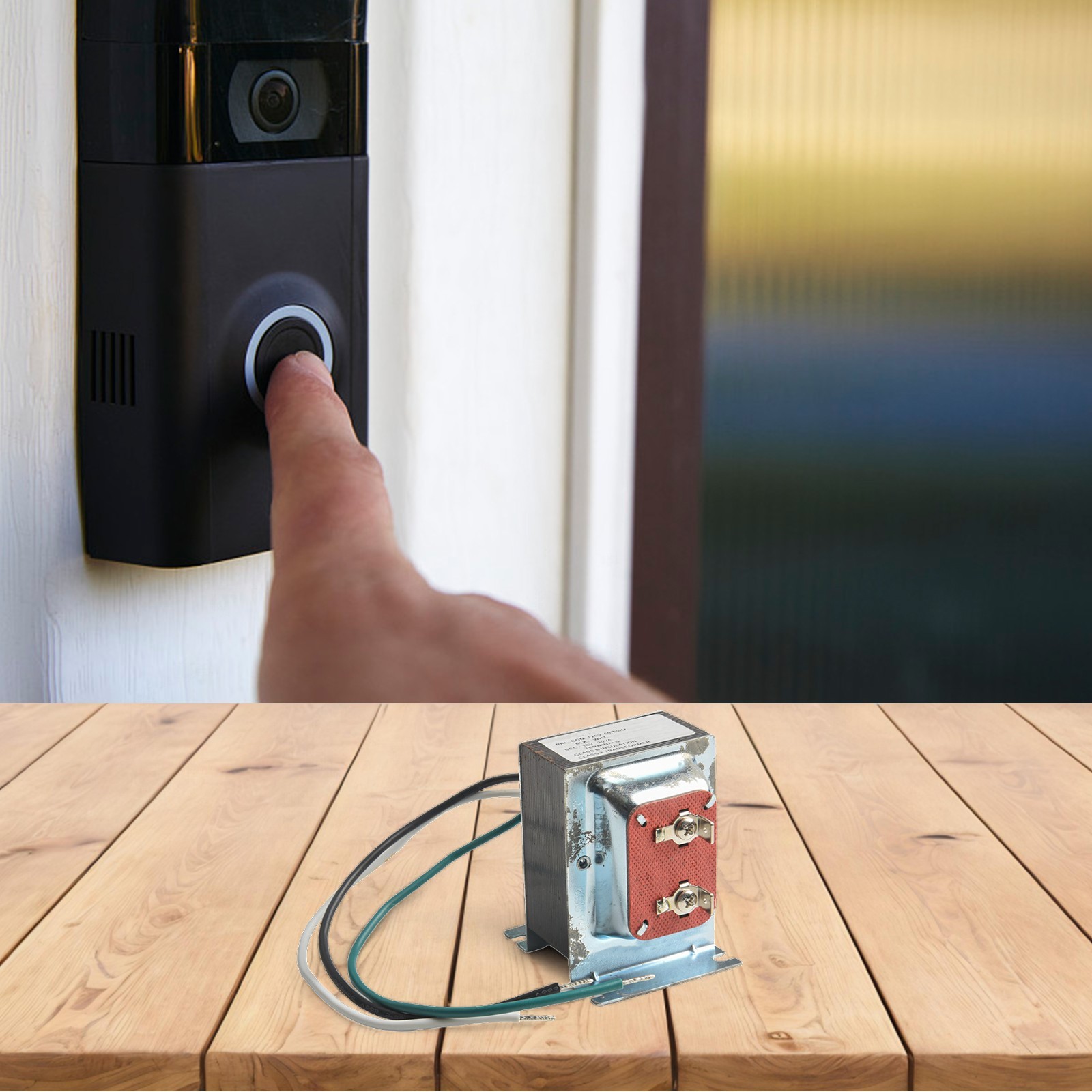 16V30VA Shielded Video Doorbell Power Transformer with Easy Installation Design