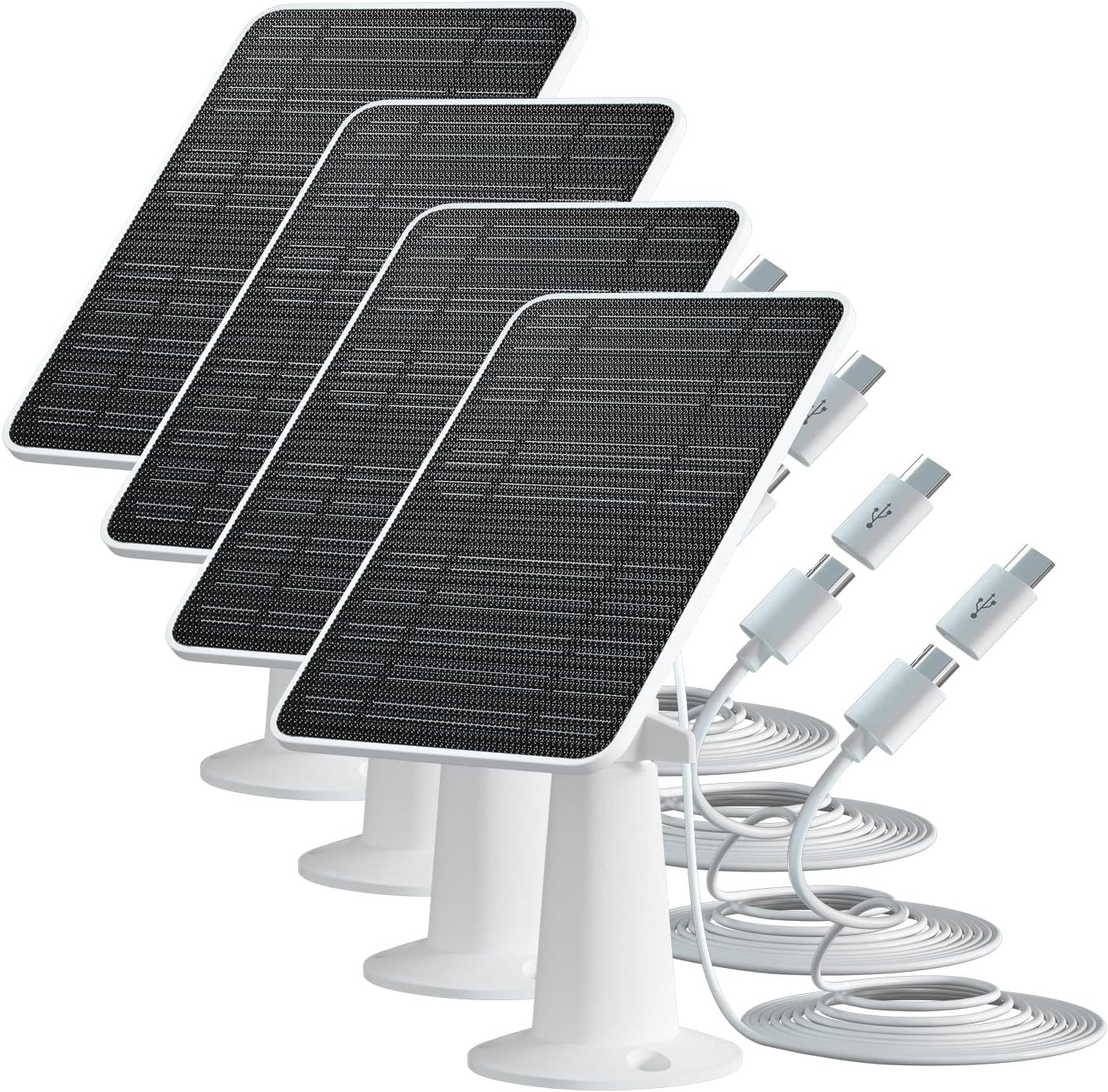Solar Panel Charger Compatible with Eufycam 3/3C/2C/2C Pro/E40/E20/2/2 Pro/E/L20