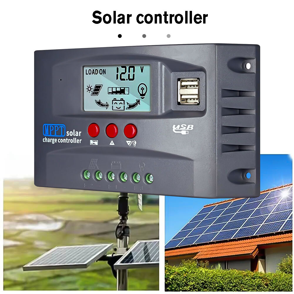 200 Watt Solar Panel Kit 12V Battery Charger w/Solar Angle Guide/Solar controler