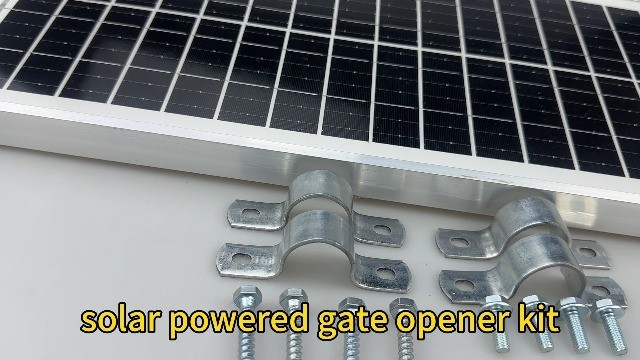 10W Solar Panel Kit for Automatic Gate Openers, 12V Battery Charger, Portable Re