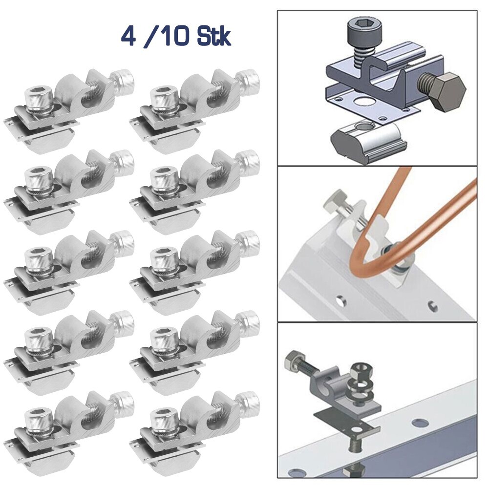 Solar-Panel Solar-Mounting System Ground Grounding Lug Standard Grounding Clip