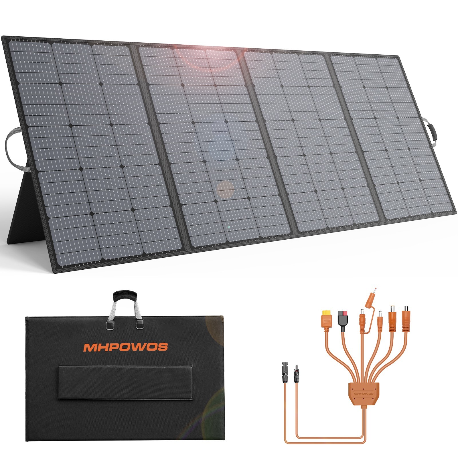 Portable Solar Panel kit 400W 220W 110W for Power Station RV camping Refurbished