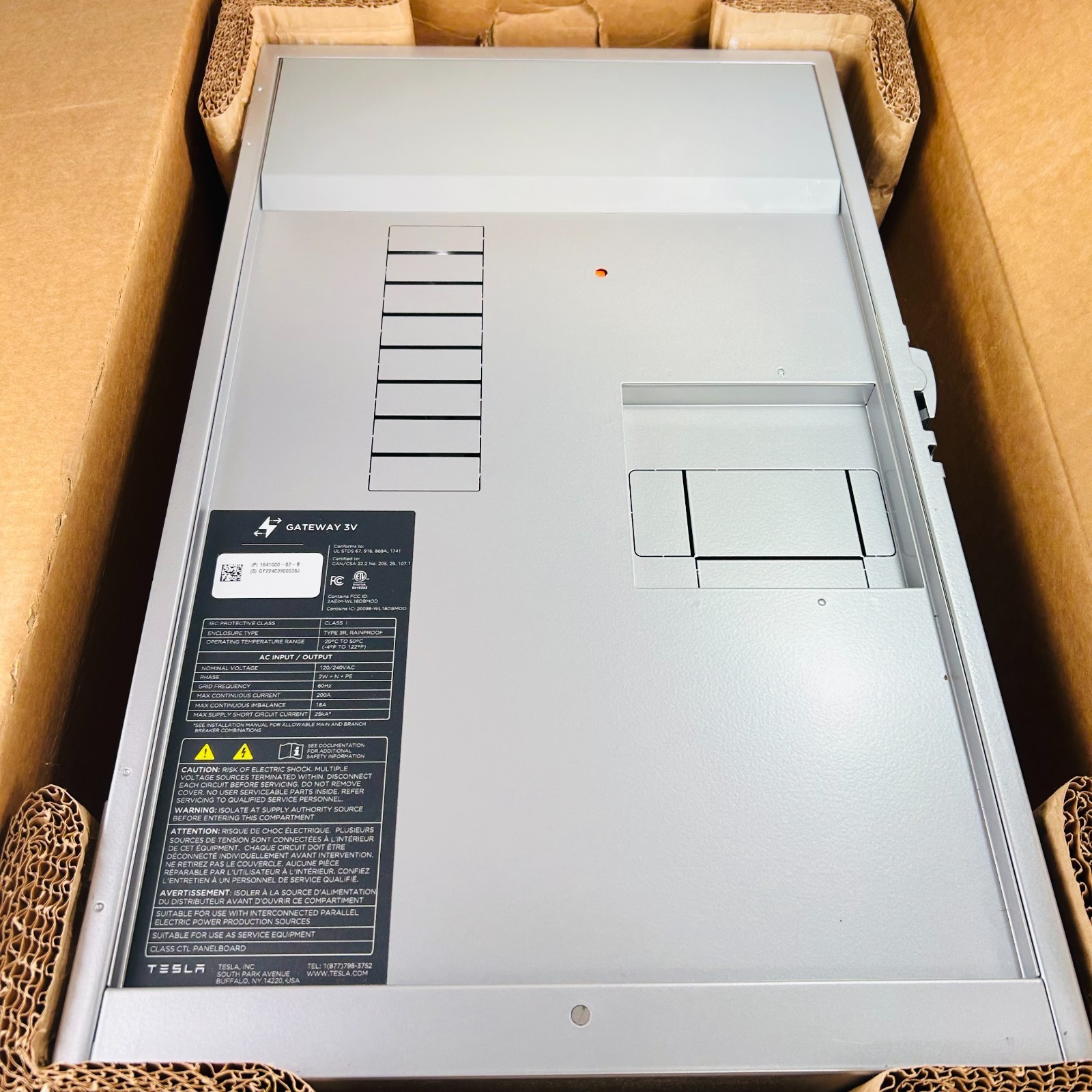 Tesla Backup Gateway 3V 1841000-02-B New Powerwall Powershare Energy Gateway