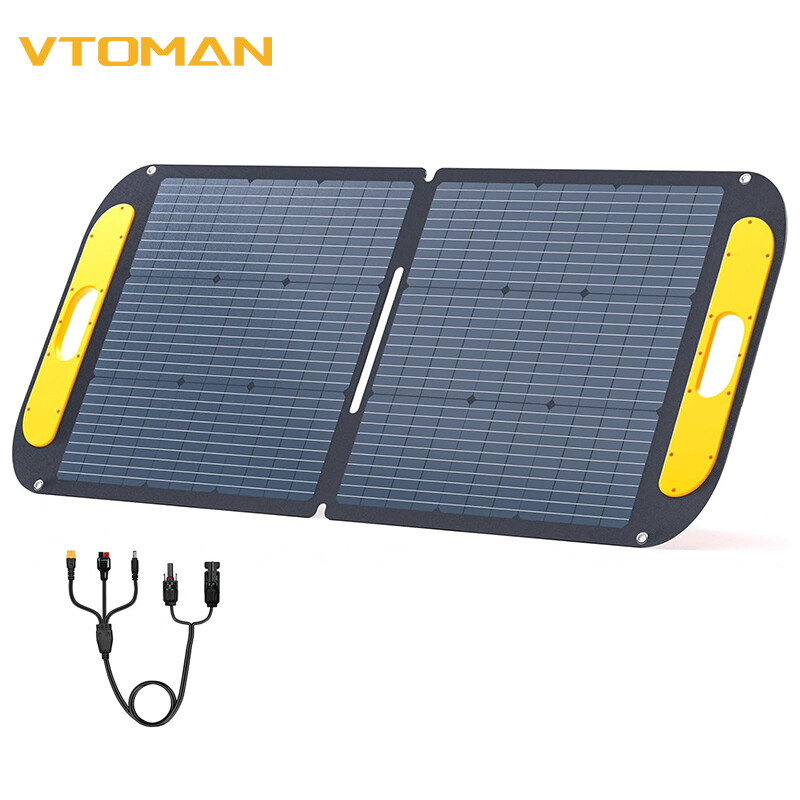 VTOMAN VS110 Portable Solar Panel 110W 19V, 23% Efficiency Foldable Solar Panel