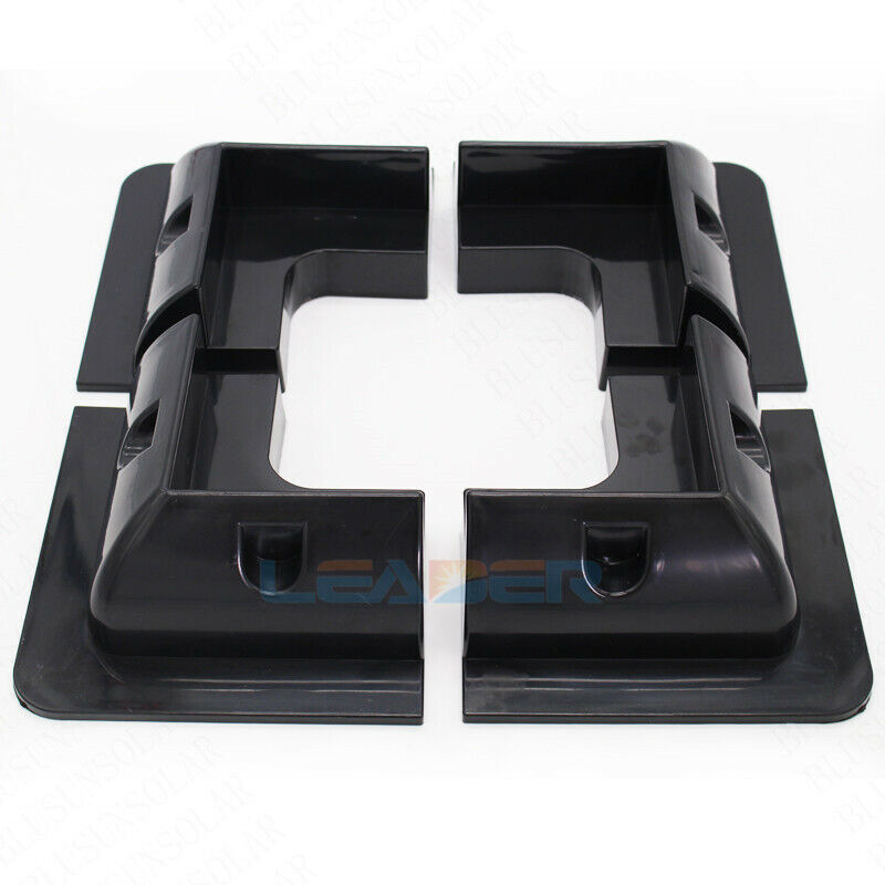 Solar Panel Side Corner Brackets Cable Entry Gland RV Motorhome Campervan