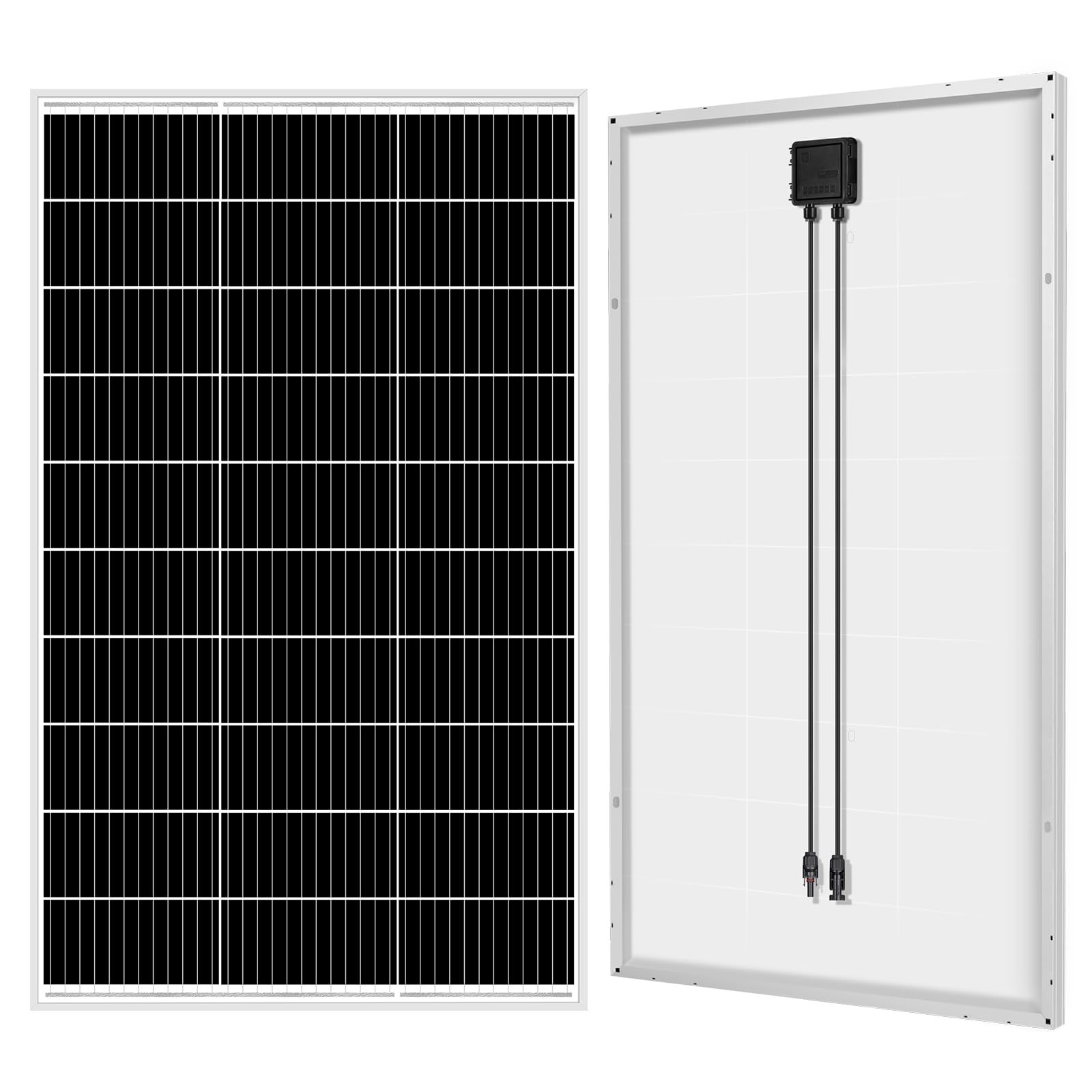 Monocrystalline Solar Panel Size 150W 18V for 12V System, Aluminum Frame, MC4…