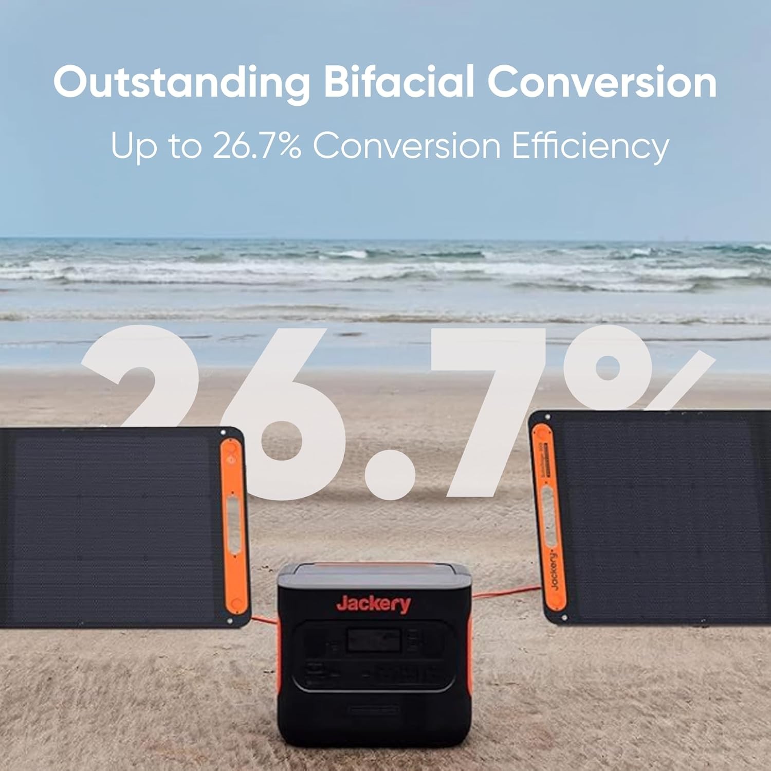 Jackery SolarSaga 200W Portable Solar Panel IP68 Foldable