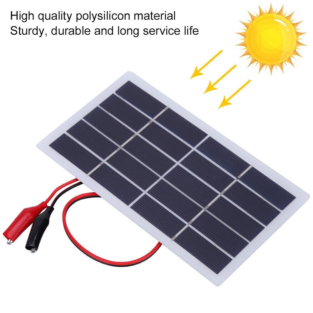 2W 5V Polycrystalline Silicon DIY Using Solar Panel Lightweight