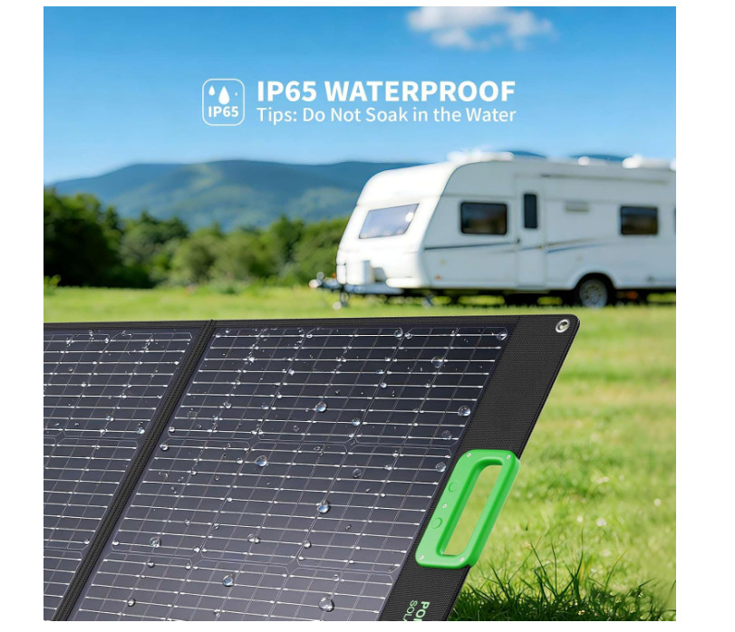 GRECELL 100W Portable Solar Panel for Power Station Generator 20V Foldable